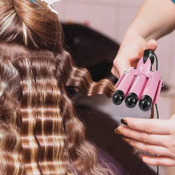 Tri-wave Hair Curler