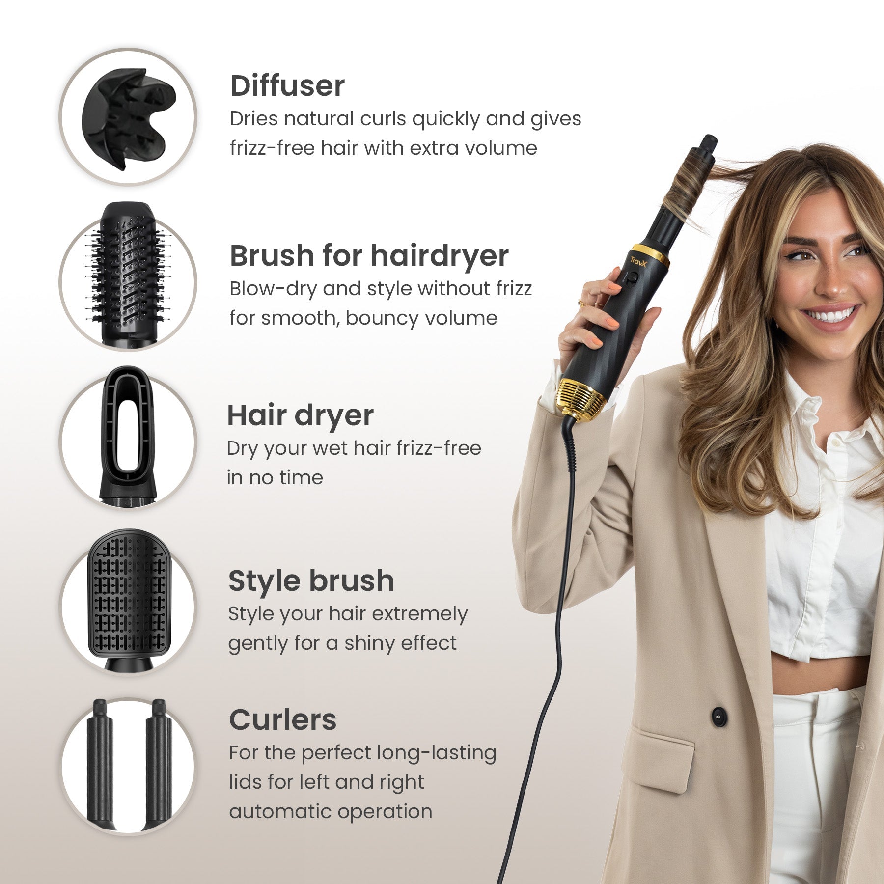 Divine Styler Pro 6 in 1:The Secret to Salon Hair at Home!