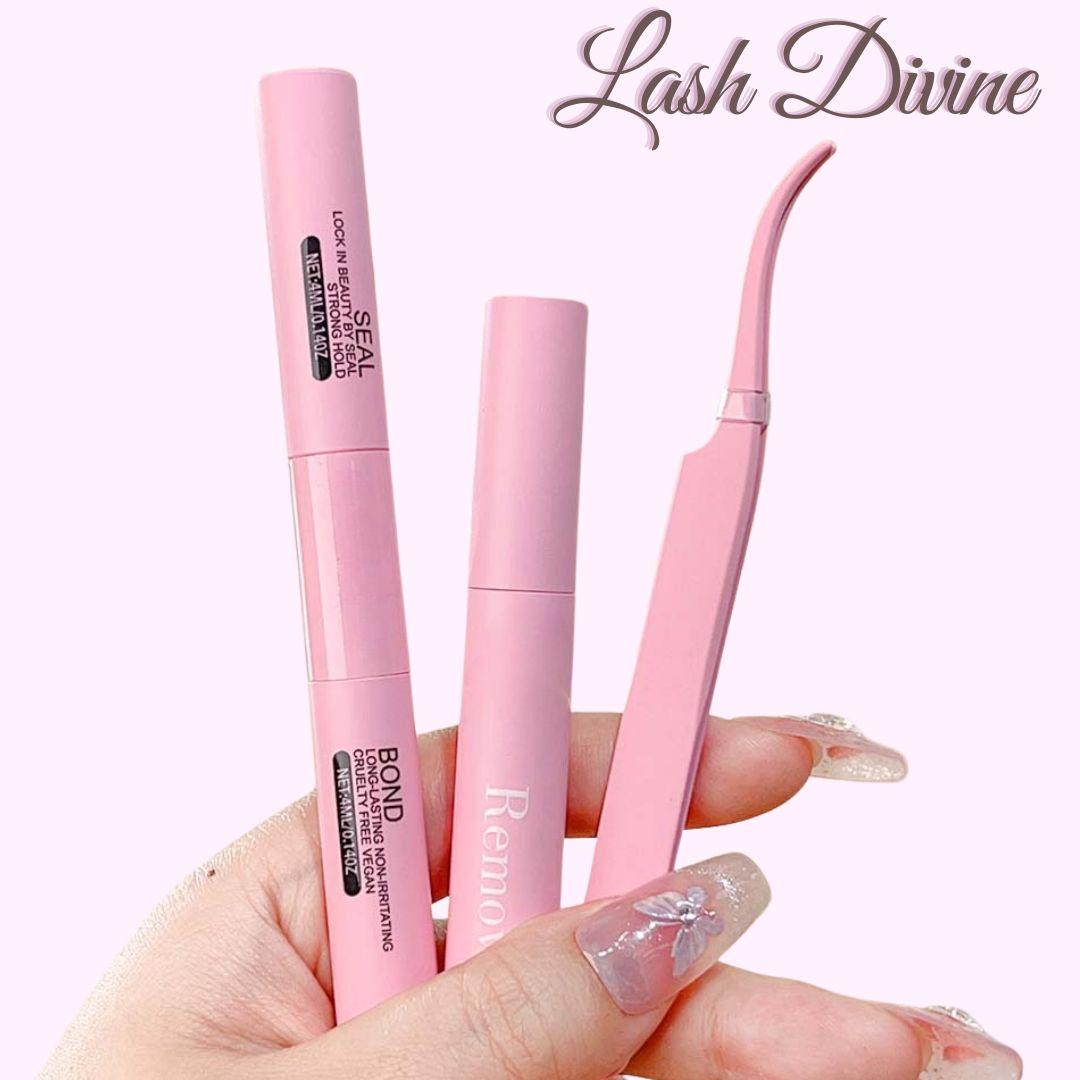 Lash By Divine Beauty = Kit for 32 applications  + Free Gift