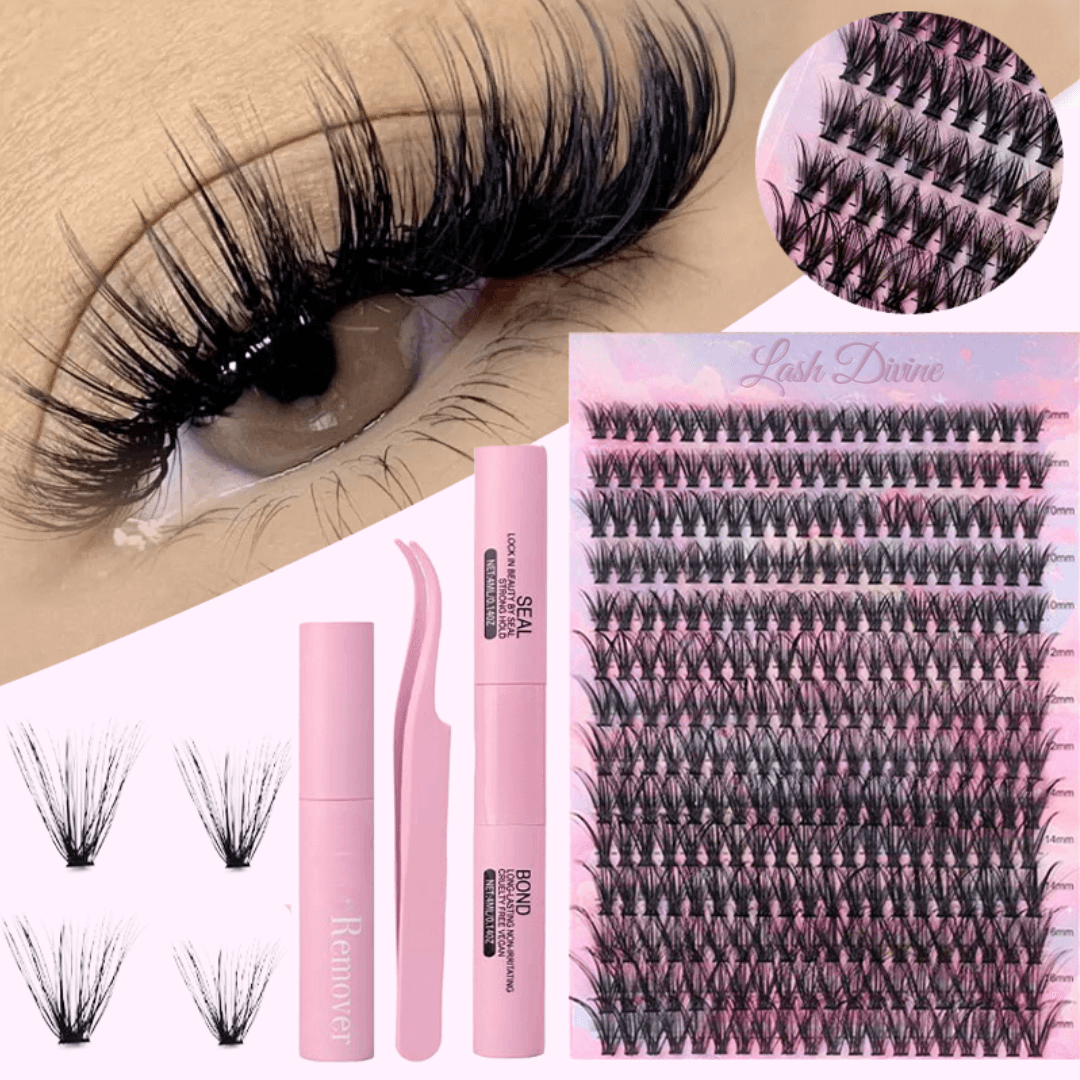 Lash By Divine Beauty = Kit for 32 applications  + Free Gift