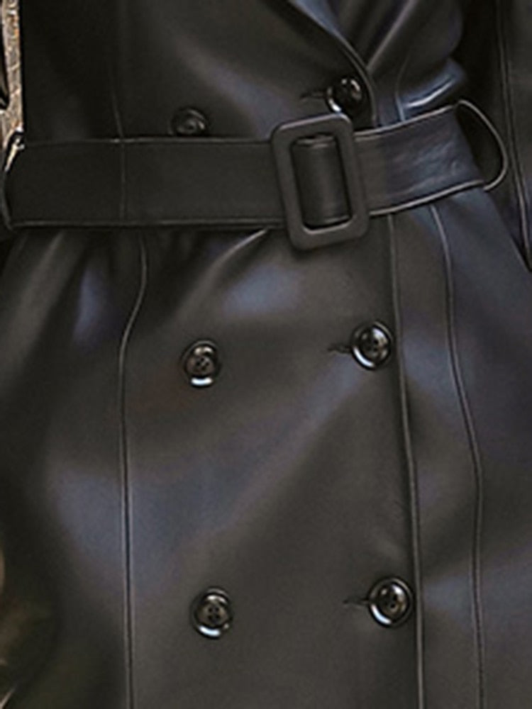 Gothic Leather Coat