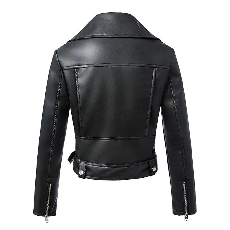 Faux Leather Jacket for Women - Bad Girl