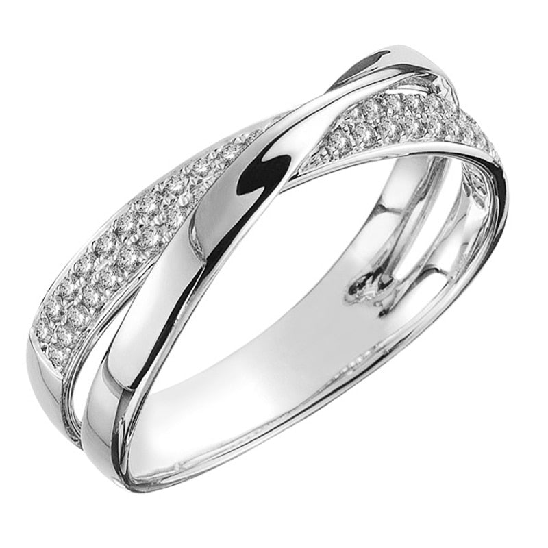 Silver Gothic Wedding Ring