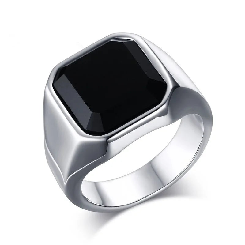 Black Signet Ring