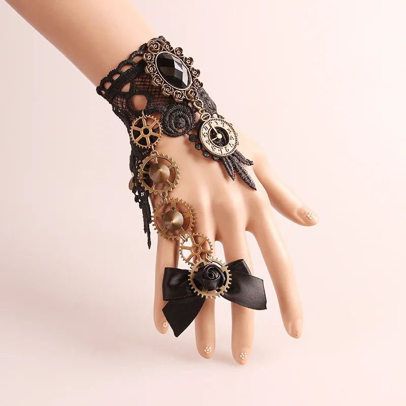 Bracelet Bague Victorienne Steampunk