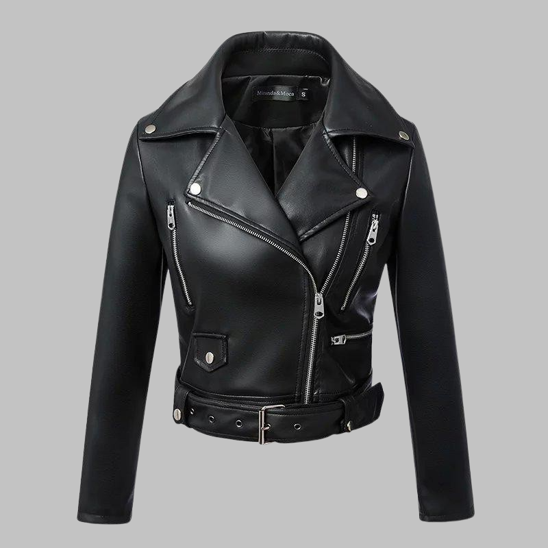 Faux Leather Jacket for Women - Bad Girl